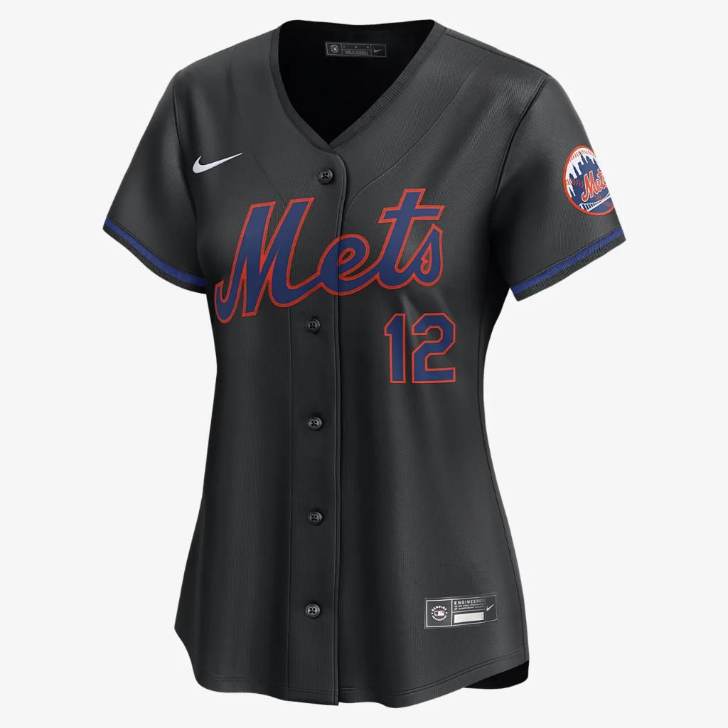 Francisco Lindor New York Mets Women&#039;s Nike Dri-FIT ADV MLB Limited Jersey T7LWNMA1NM9-00R