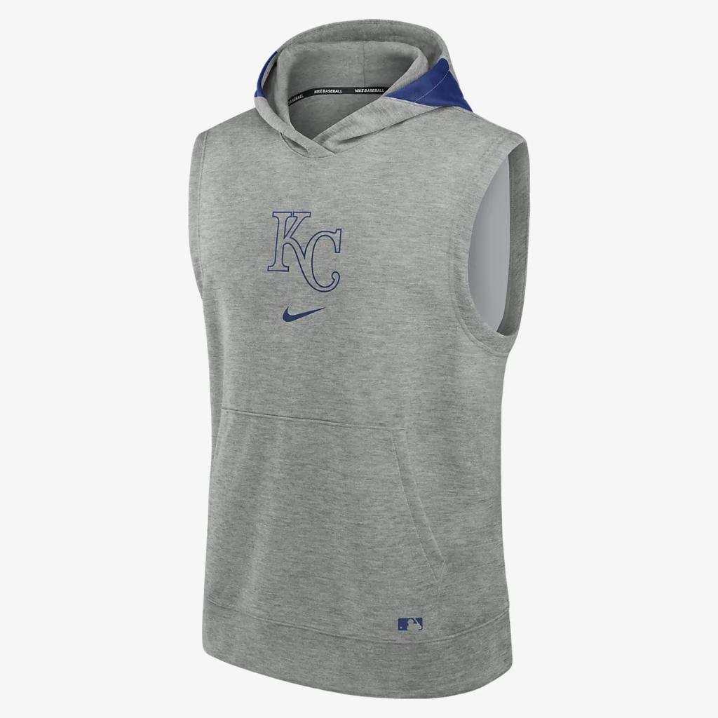 Kansas City Royals Authentic Collection Early Work Men’s Nike Dri-FIT MLB Sleeveless Pullover Hoodie 013U010PROY-J3E