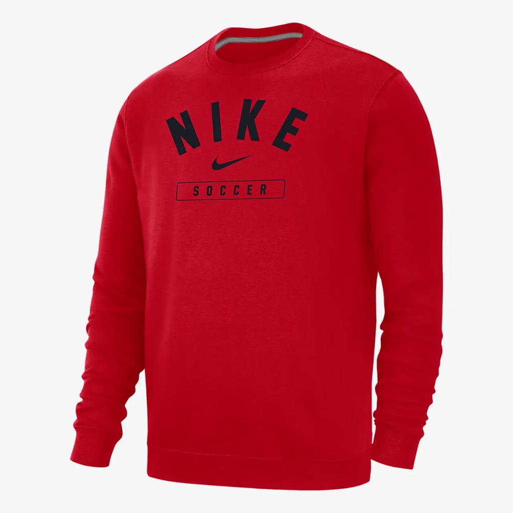 Nike Soccer Men&#039;s Crew-Neck Sweatshirt M33778P335-RED
