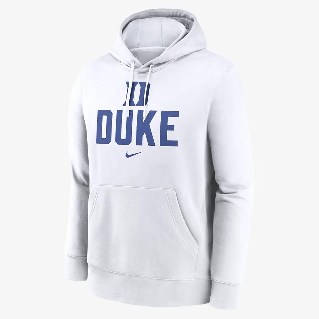 Duke Blue Devils Primetime Club Campus Men&#039;s Nike College Pullover Hoodie CLU24FTNKDKXPK-DUK