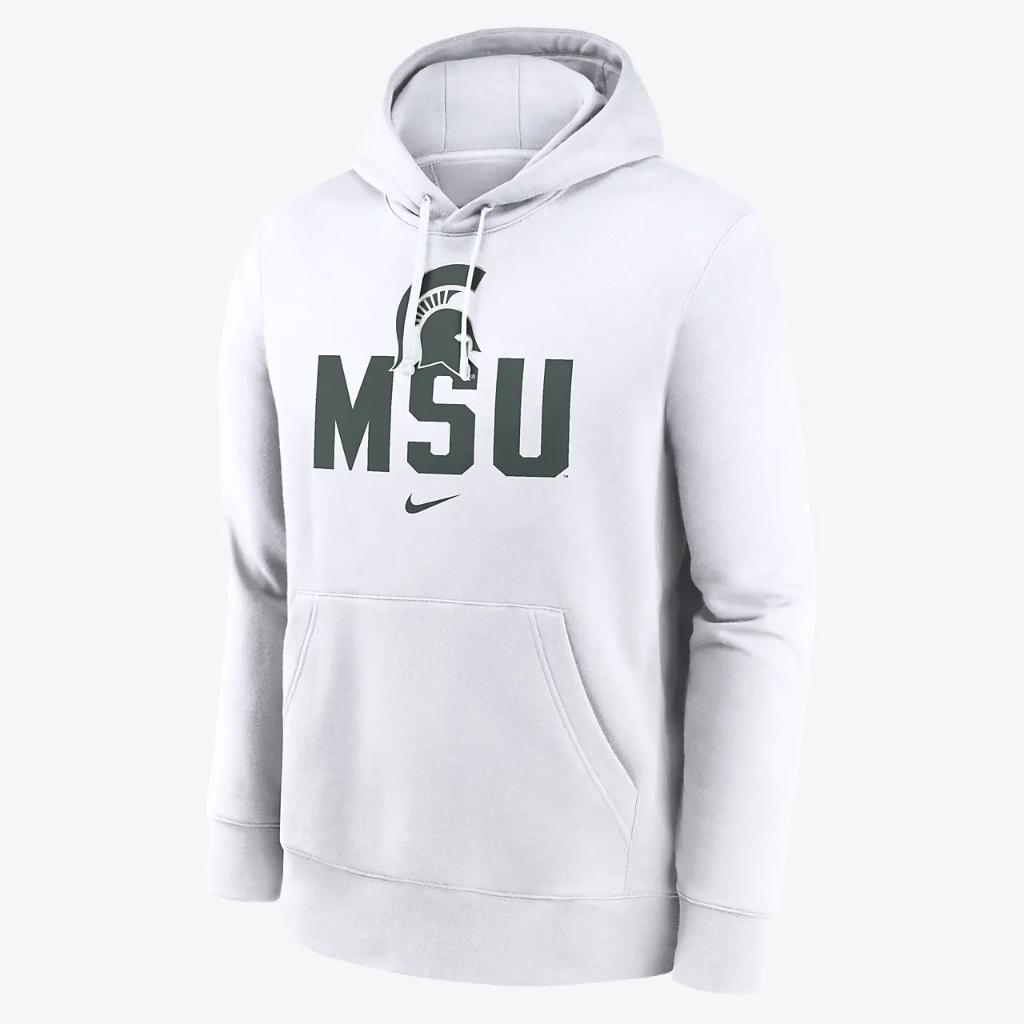 Michigan State Spartans Primetime Club Campus Men&#039;s Nike College Pullover Hoodie CLU24FTNKDKXPK-MSU