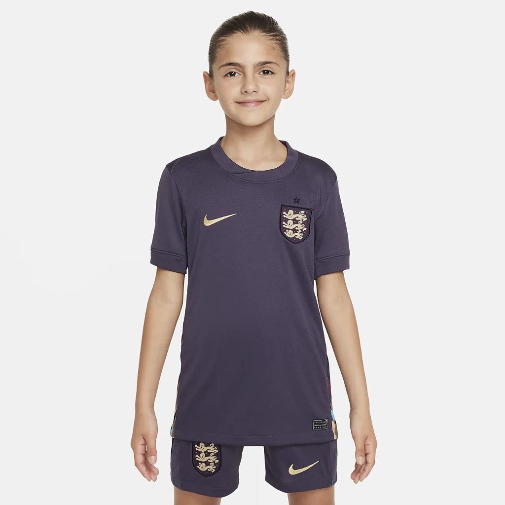 England (Men&#039;s Team) 2024/25 Stadium Away Big Kids&#039; Nike Dri-FIT Soccer Replica Jersey FJ4368-573