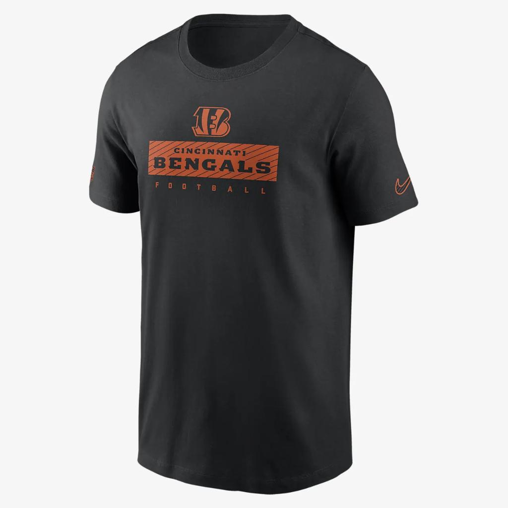 Cincinnati Bengals Sideline Team Issue Men&#039;s Nike Dri-FIT NFL T-Shirt 02ET00A9A-L94